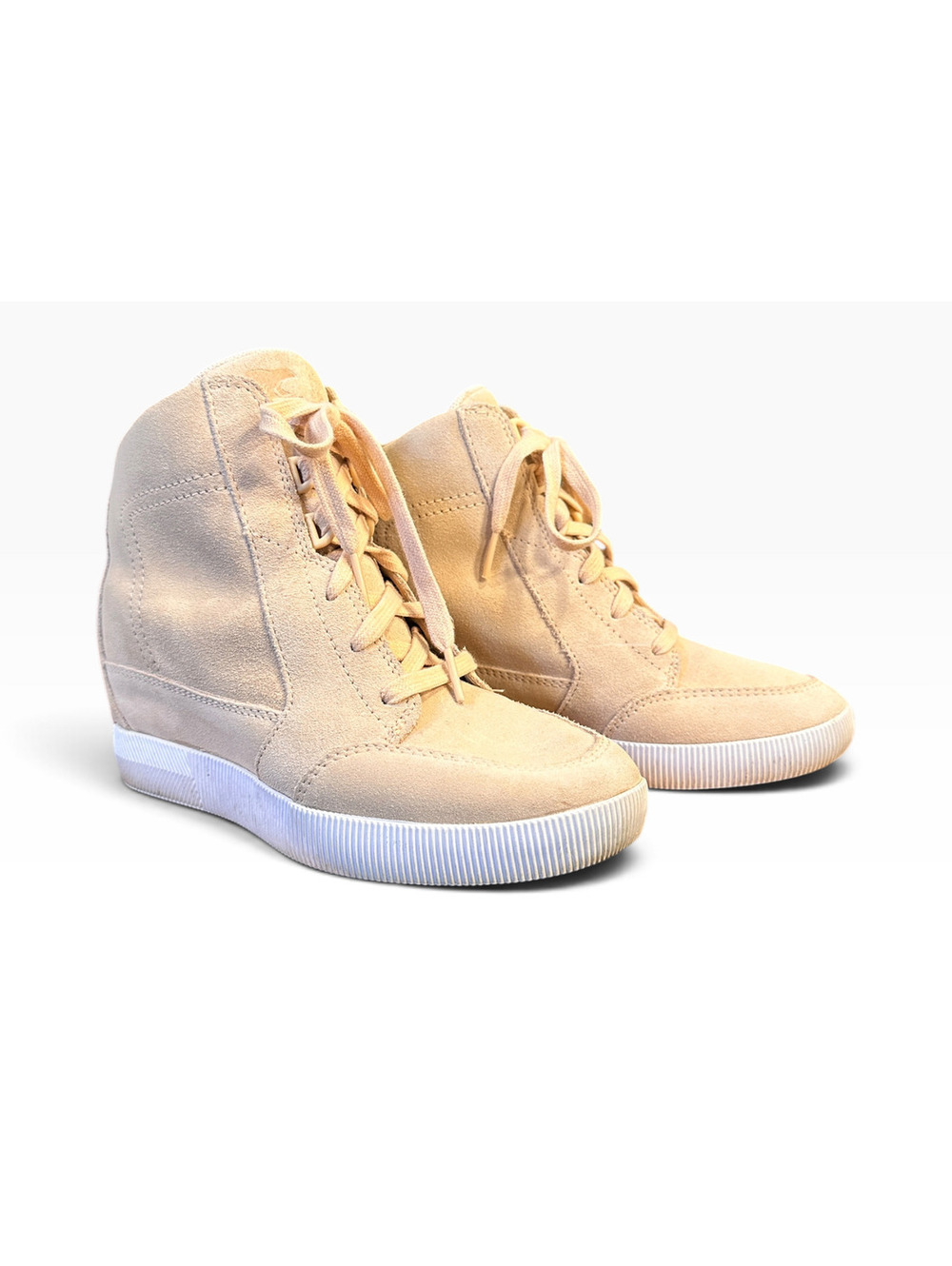 Sorel Cream Suede Boots